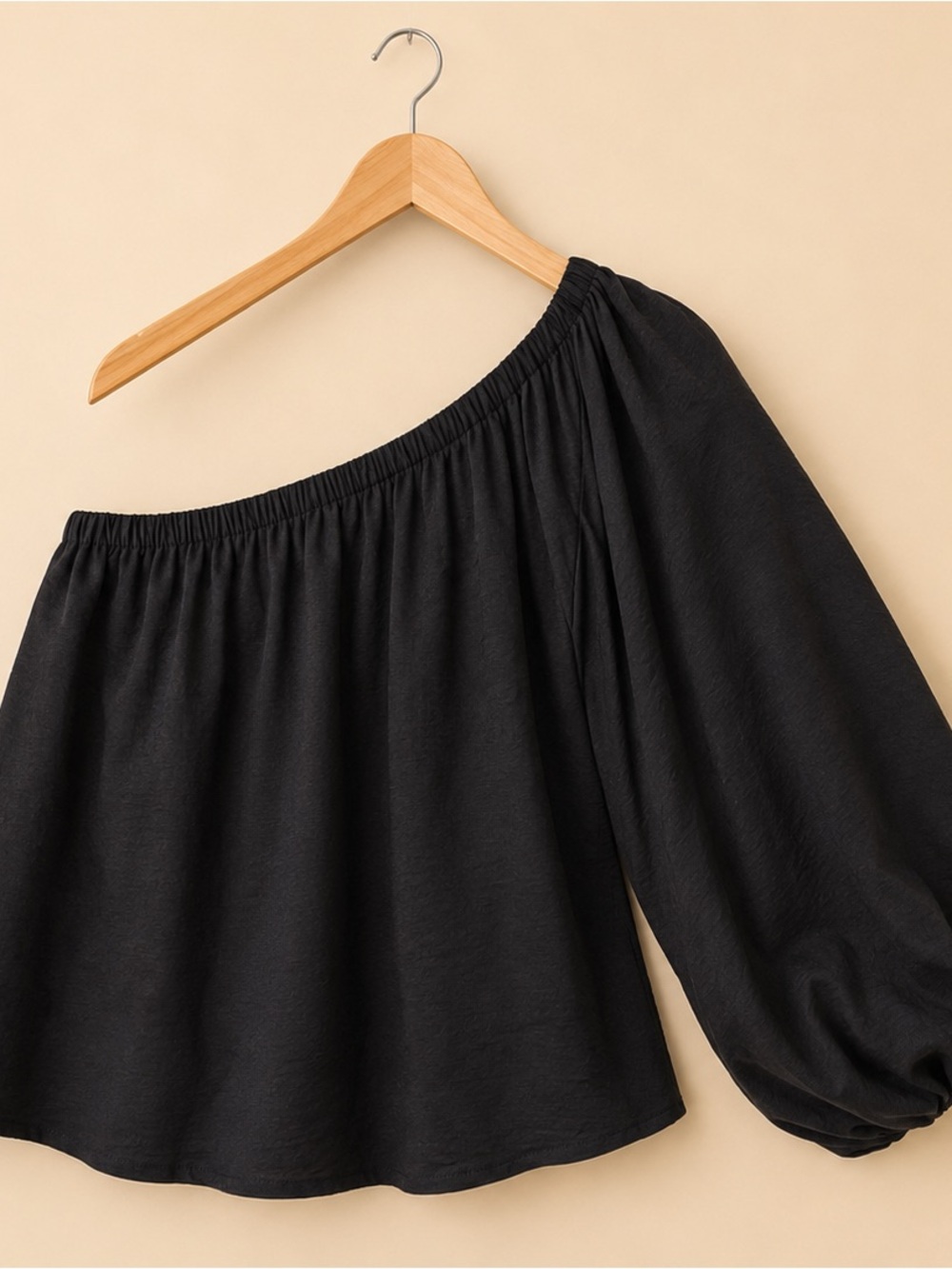 Free People Future Collective x Jenny K. Lopez One Shoulder Puff Sleeve Top